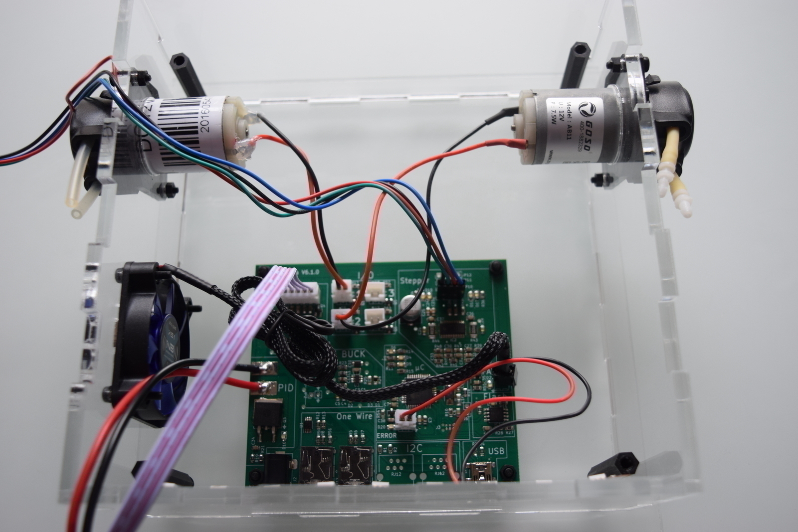 Principal PCB electrical connections