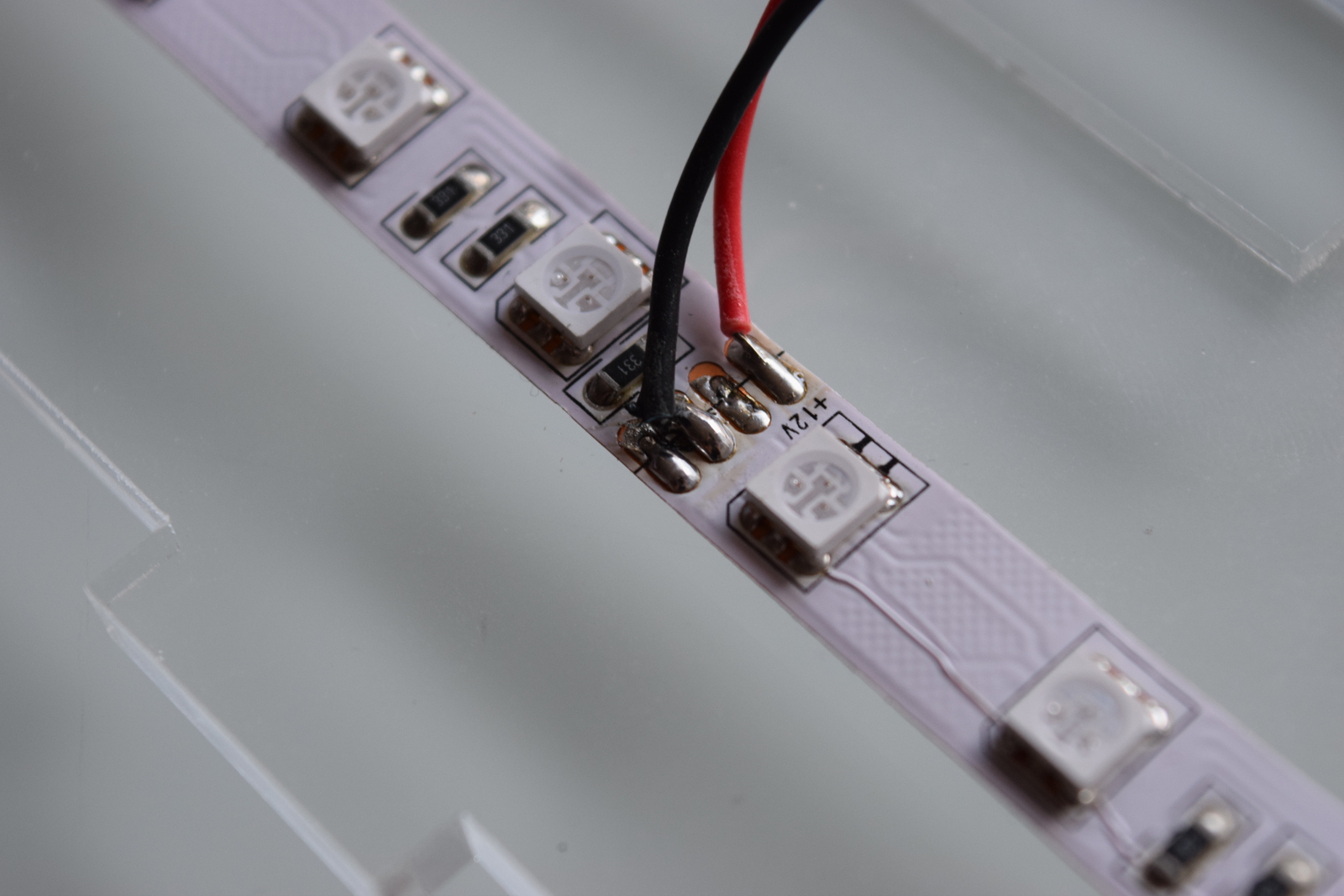 Front - how to solder the cable connector